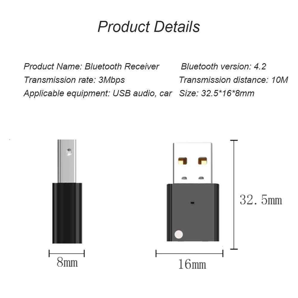 JINSERTA беспроводной Автомобильный mp3 плеер комплект Bluetooth 4,0 музыкальный ресивер USB аудио адаптер для ПК динамик домашняя звуковая система