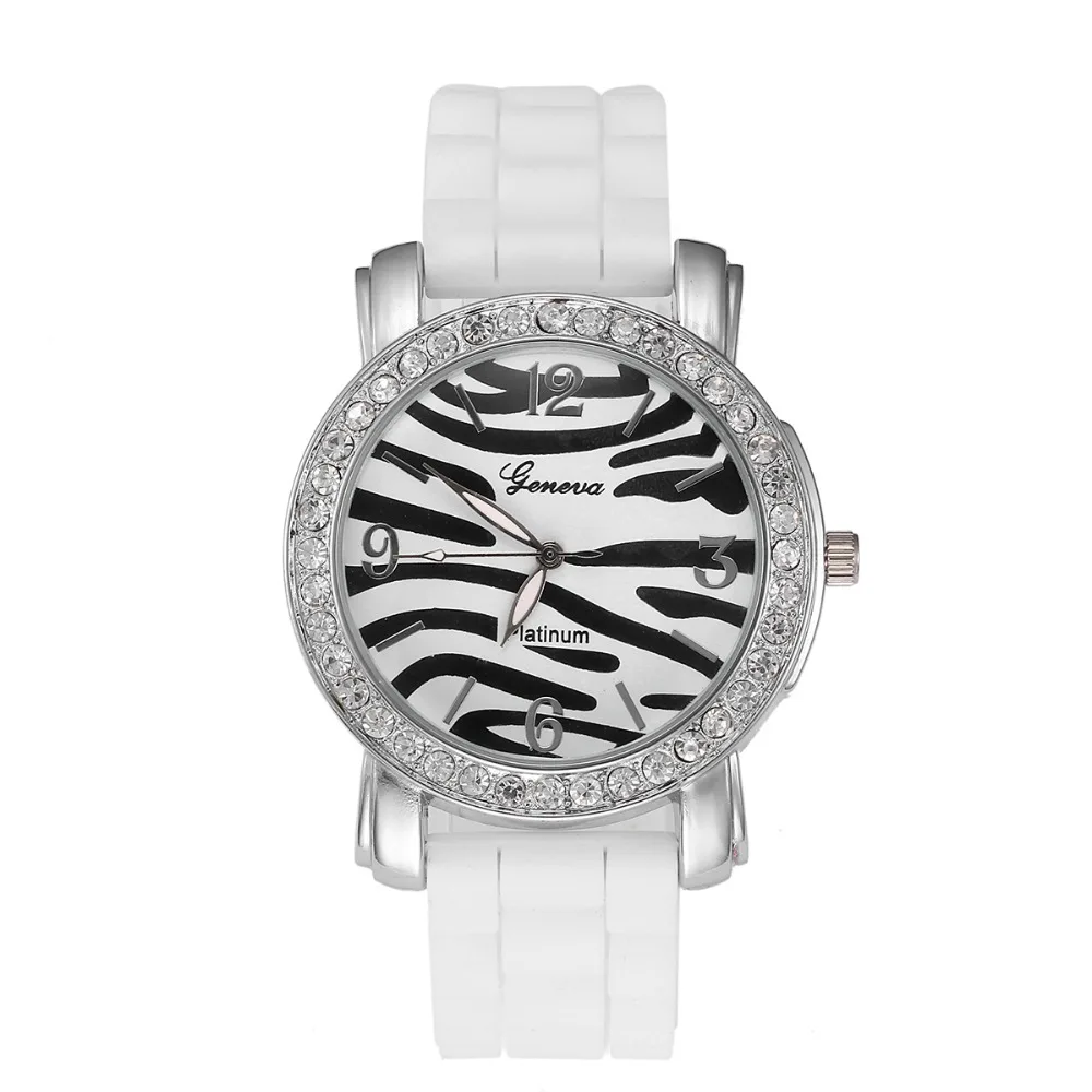 Женские часы с зеброй модные силиконовые зеброй|wristwatch women|wristwatch siliconewristwatches geneva |