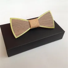 Мужские галстуки цветные деревянные мужские и женские модные брендовые галстук-бабочка ручной работы из дерева Свадебные деловые деревянные галстуки на шею Ретро галстуки-бабочки для мальчиков