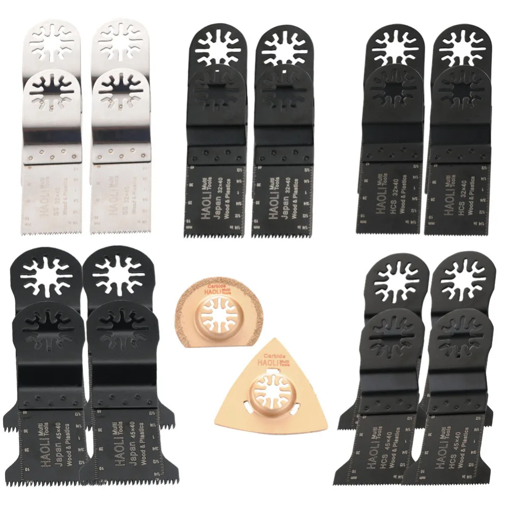 

HAOLI 22pcs/set saw blade fit for Fein,Dremel and most brands of multiple Oscillating Power tools FREE SHIPPING,wood cutting