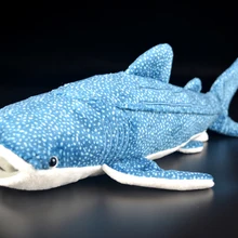 35 см длинный мягкий синий кит плюшевая игрушка «Акула» настоящая жизнь мягкая игрушка морские животные плюшевые игрушки подарки для детей