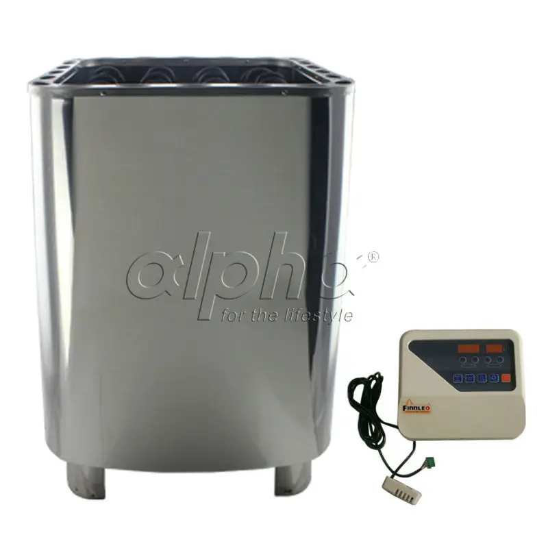  Free shipping15KW22-240V 50HZ SUS sauna heater with DIGITAL controller comply with the CE standard 