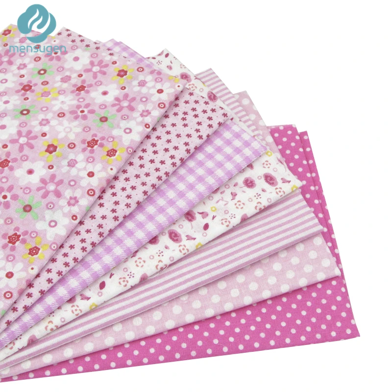 

7 pcs 50cm*50cm Pink 100% Cotton Fabric for Sewing DIY Quilting Patchwork Tissue Kids Bedding Textile Tilda Doll Cloth