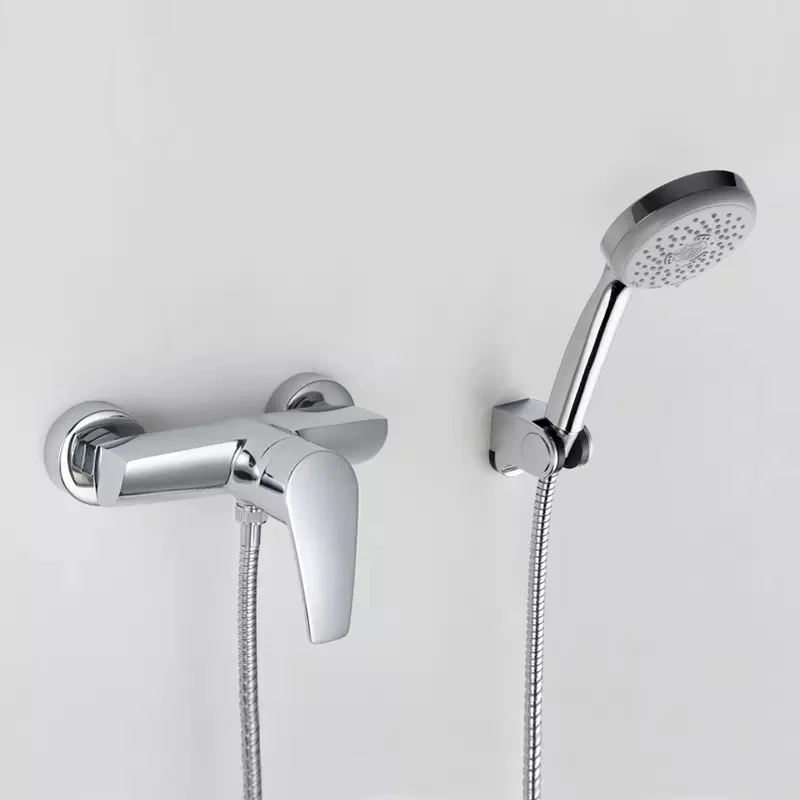 

simple shower faucet bathroom cold and hot mixer shower set that defend bath faucet refined all copper