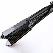 Широкая тарелка выпрямитель Регулируемая температура Кукуруза маленькая катушка электрическая плойка короткие волосы внутренняя Пряжка прямая катушка двойной