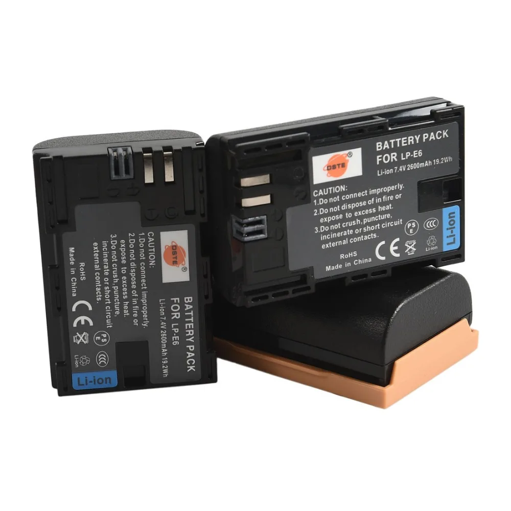 Preise DSTE 3x LP E6 LP E6 LP E6N lp e6n Batterie für Canon EOS 6D 7D 5DS 5DSR 5D Mark II 5D mark III IV 60D 60Da 70D 80D 90D