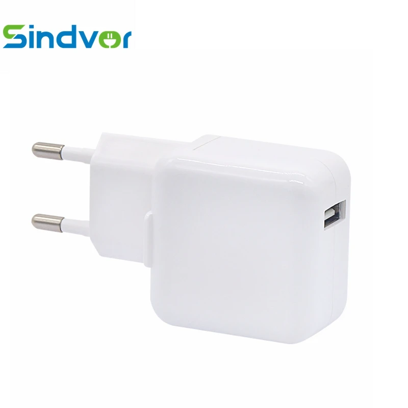 

Sindvor Original Usb Power Adapter 12W Charger EU Plug 5V 2.1A Travel Wall Charger For iPad Samsung iPhone Sony HTC Mobile Phone