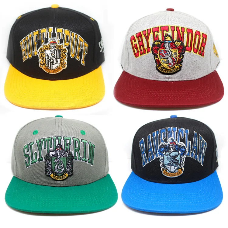 

Anime Hat Gryffindor Lion Eagle Snake Badger Mark Hip-Hop Hats Gift Kids Students Fashion Cap