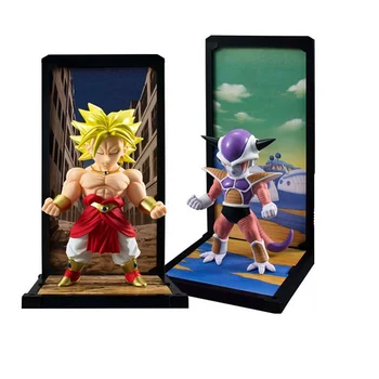 

Dragon ball z super saiyan Broly Freeza pvc action figures collectible model toys 13cm 2pcs/set anime juguetes hot free shipping