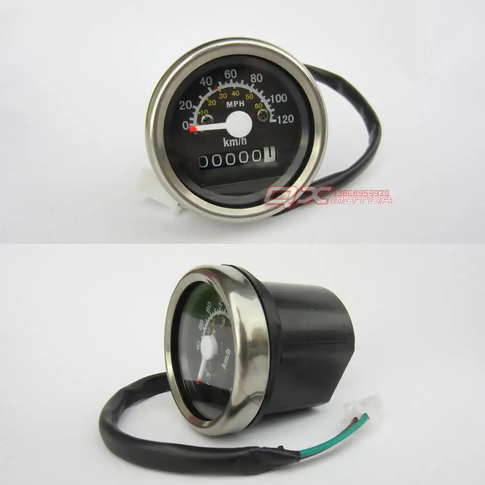 

Little Monkey monkey bike car motorcycle instrument original mechanical odometer stopwatch meter