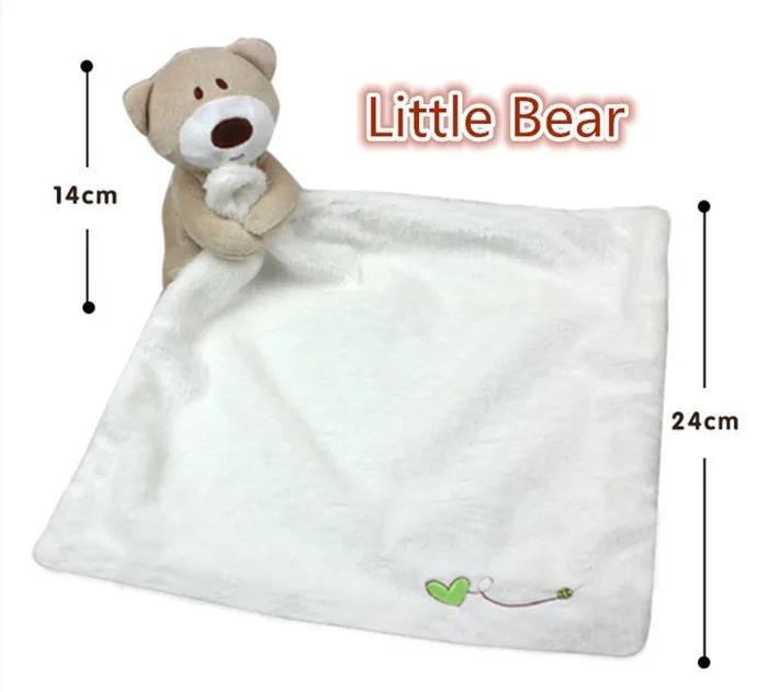 Симпатичная детская Мишка Кукольное полотенце комфортное игрушечное животное маленького медведя мягкое плюшевое многофункциональное