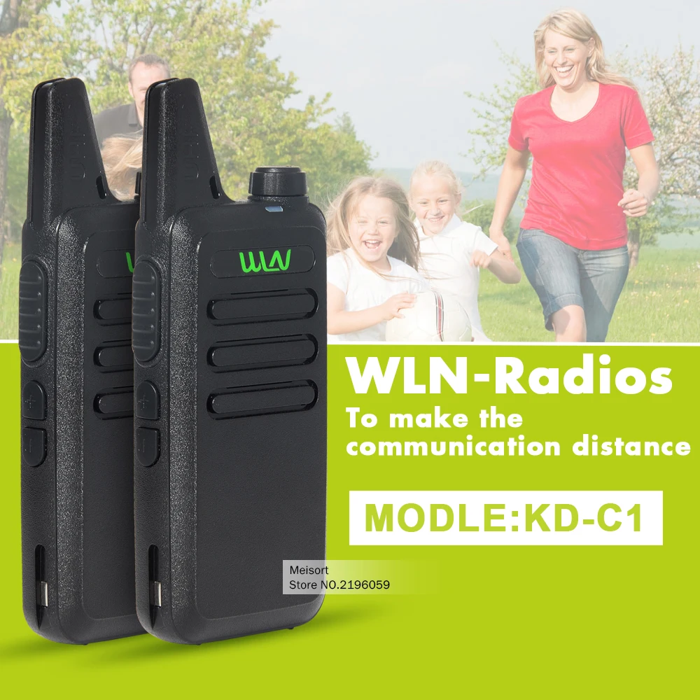  2pcs Portable Radio Walkie Talkie WLN UHF 400-470 MHz MINI HF Transceiver Two Way Radio Communicator For Hunting Radio In moscow 