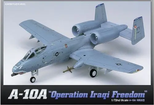 Academy 1/72 A-10A "Operation Iraqi Freedom" Aircraft Plastic Model Kit 12402 