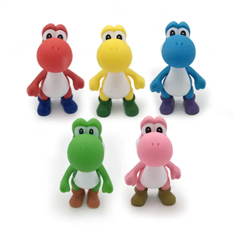 10Pcs/Lot Super Mario Yoshi Plush Doll Toys Stuffed Soft