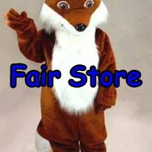 Хорошее качество красный костюм лисы-маскота взрослый размер Дикая лиса Рождество Хэллоуин Праздник Mascotte костюм SW79