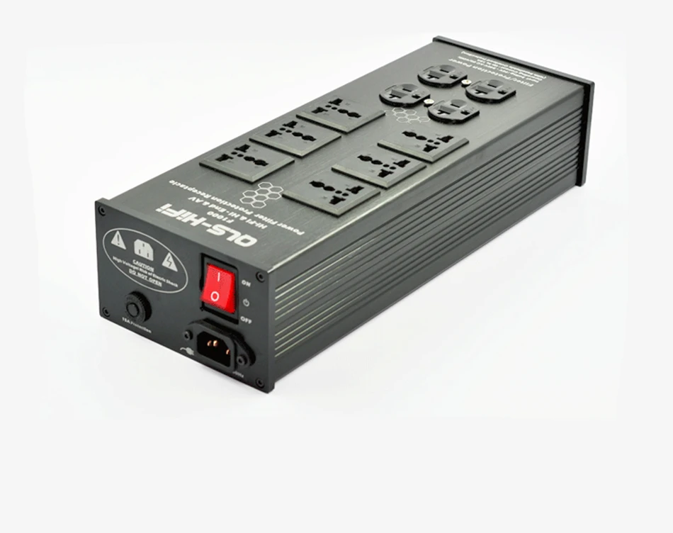 QLS-HiFi F1000 F-1000 Мощность гнездо фильтры Hi-Fi супер аудио фильтр питания фильтр переменного тока с Мощность питания