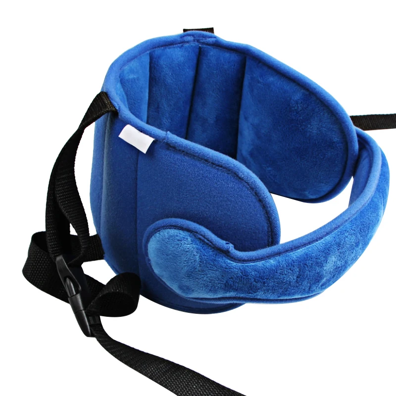 Детская голова фиксируется на автомобильном безопасном сиденье, детская подушка для головы, Подушка для сна, пояс для защиты - Название цвета: Dark Blue