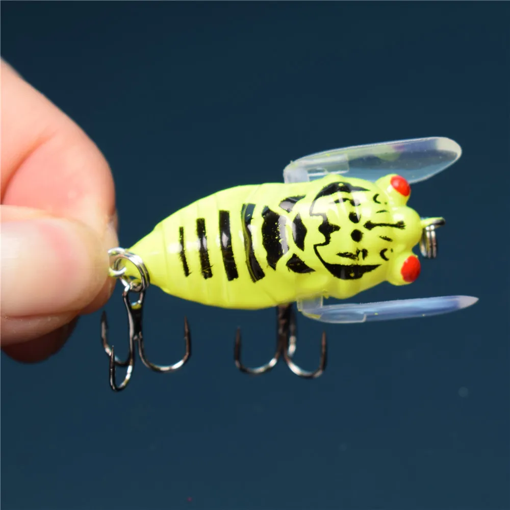 Señuelo de la pesca de calidad superior 8 color 4 cm/6,4G tackle Cicada Classic Minnow cebo de pesca peche crankbait pesca jerkbait Señuelo de la pesca de calidad superior 8 color 4 cm/6,4G tackle Cicada Classic Minnow cebo de pesca peche crankbait pesca jerkbait