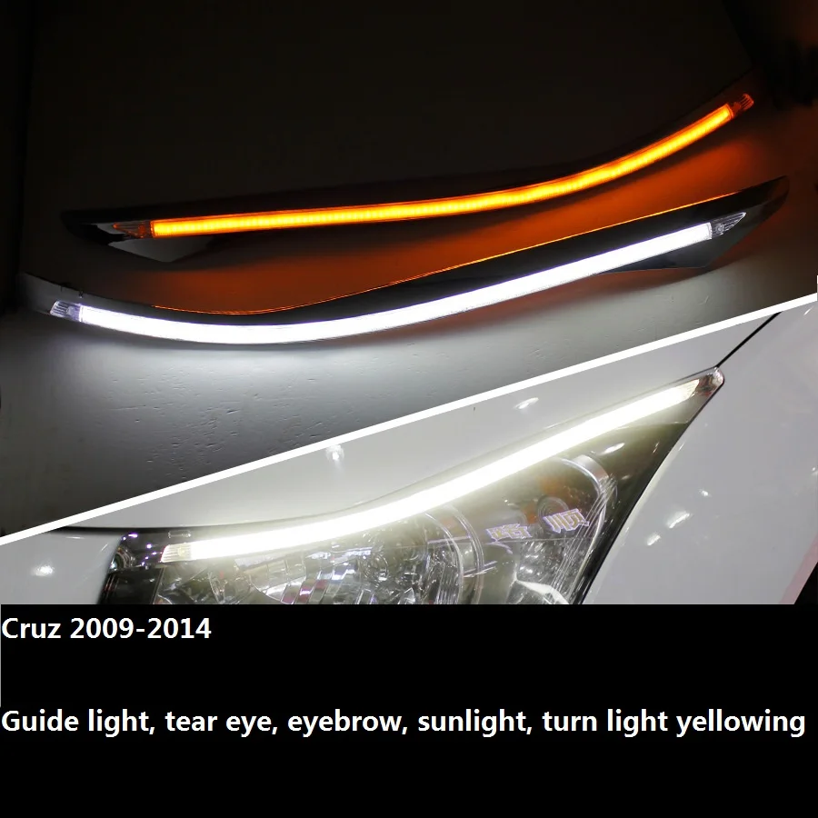 

2 PCS (CRUZE)09-14 LED Sunlight External Tear Eye Light Guide
