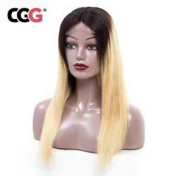 POLEEROSE Human Hair Wigs Straight Hair Extension Lace Closure Wig T1B/27 Color Peruvian Non-Remy Human Hair For Black Women POLEEROSE Human Hair Wigs Straight Hair Extension Lace Closure Wig T1B/27 Color Peruvian Non-Remy Human Hair For Black Women