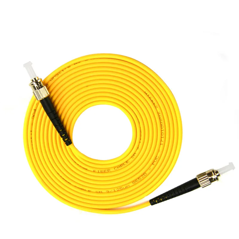 

ST to ST Single-mode optical fiber patch cord SM ST/ST fiber jumper cabel Simplex 9/125 UPC Polish OFNR 3m 5m 10m 15m