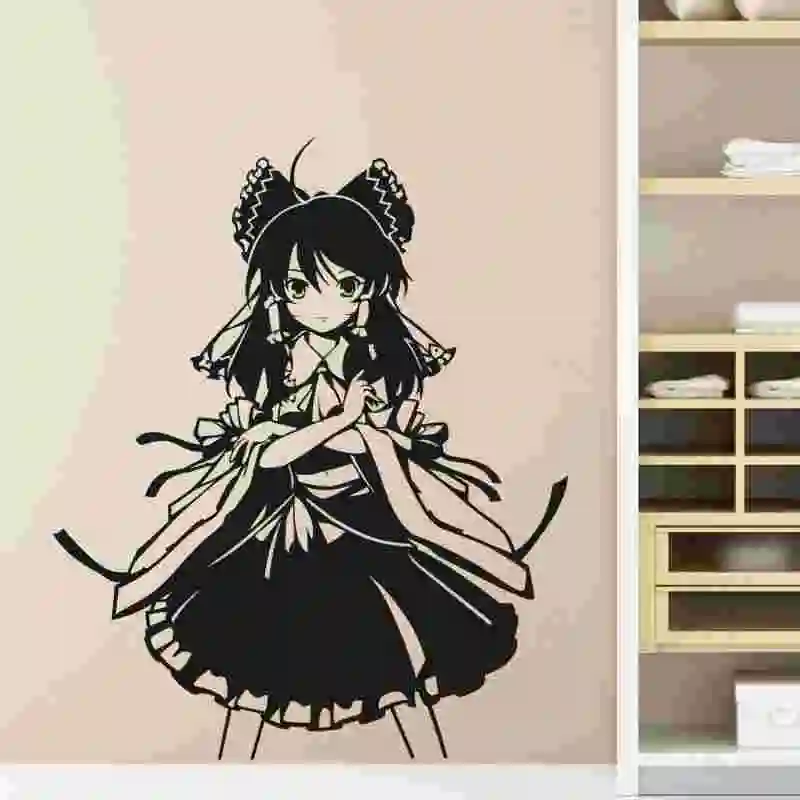 Проект Touhou настенные наклейки домашний декор декоративные украшения аниме