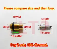 Free shipping motorcycle Mikuni carburetor needle valve and seat kit for GN125 ~ 250 GS200~250 XJR400 GSX GTX SPX XP (1996-1999)