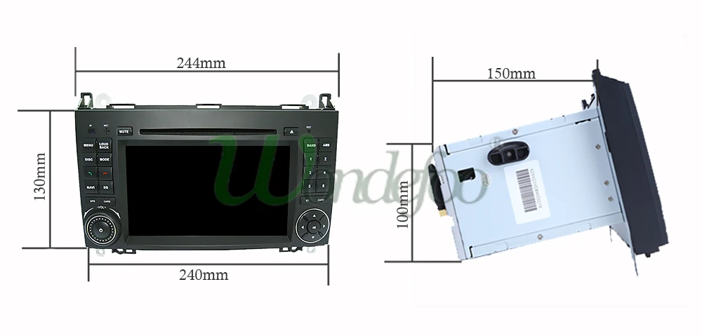 Clearance IPS 2G Android 8.1 Car DVD GPS For Mercedes Benz Sprinter B200 B-class W245 B170 W209 W169 multimedia player GPS radio stereo 32
