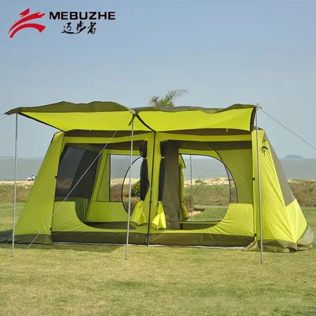 Cheap Manufacturers large double height more than waterproof outdoor Beach family camping tent wholesale