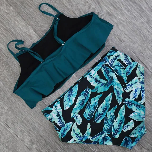 2018 Bikinis kobiety stroje kąpielowe Wysoka talia strój kąpielowy Halter sexy bikini zestaw retro kąpielówki plus rozmiar stroje kąpielowe XXL tanie i dobre opinie Bikinis Set TL299 Patchwork Floral Solid sporlike Acetate Polyester Spandex Cotton Wire Free Women Female Girl Lady S M L XL XXL 2018 Bikinis kobiety stroje kąpielowe Wysoka talia strój kąpielowy Halter sexy bikini zestaw retro kąpielówki plus rozmiar stroje kąpielowe XXL tanie i dobre opinie Bikinis Set TL299 Patchwork Floral Solid sporlike Acetate Polyester Spandex Cotton Wire Free Women Female Girl Lady S M L XL XXL