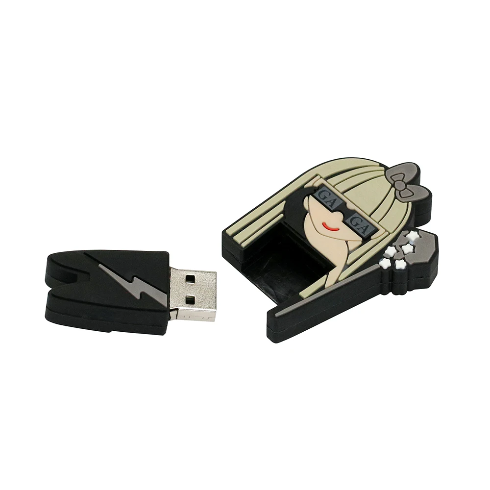 Красивая Богиня леди гага модель USB флэш-накопитель 4 ГБ 8 ГБ 16 ГБ 32 ГБ 64 ГБ USB2.0 флеш-карта памяти диск Флешка креативный подарок