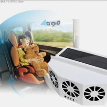 Solar Powered Vehicle Exhaust Fan Solar Energy Cooling Car Vent Ventilator Safe Auto