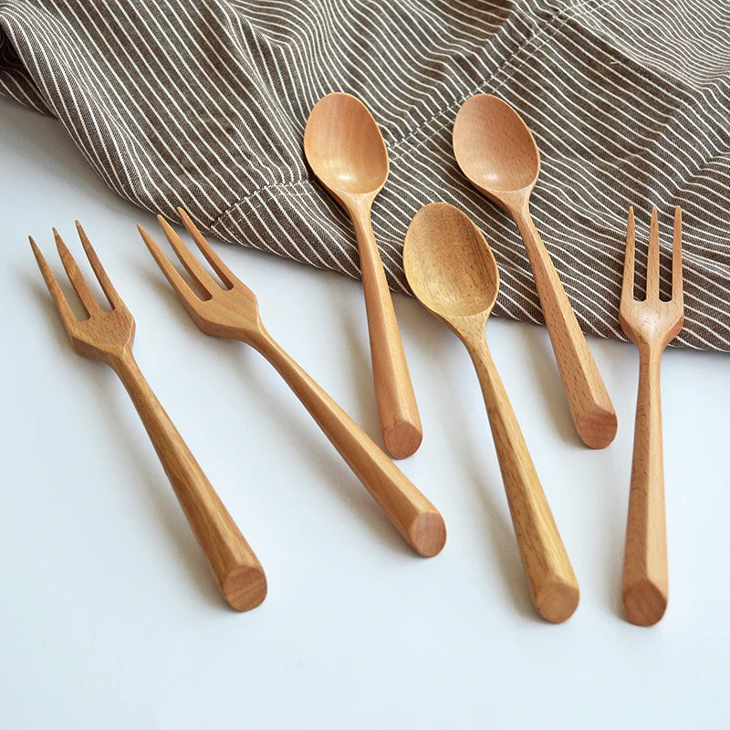 6pcs wooden spoon fork set (4)