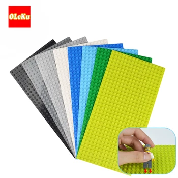 

For Baseplates Bricks Base Plates Display16* 32 Dots Plastic Brands Model Building Blocks Construction Toys for Figures