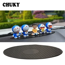 CHUKY 1X Приборная панель автомобиля силиконовый овальный нескользящий коврик для Honda Civic 2006-2011 CRV Mazda 3 6 Chevrolet Captiva Lacetti аксессуары