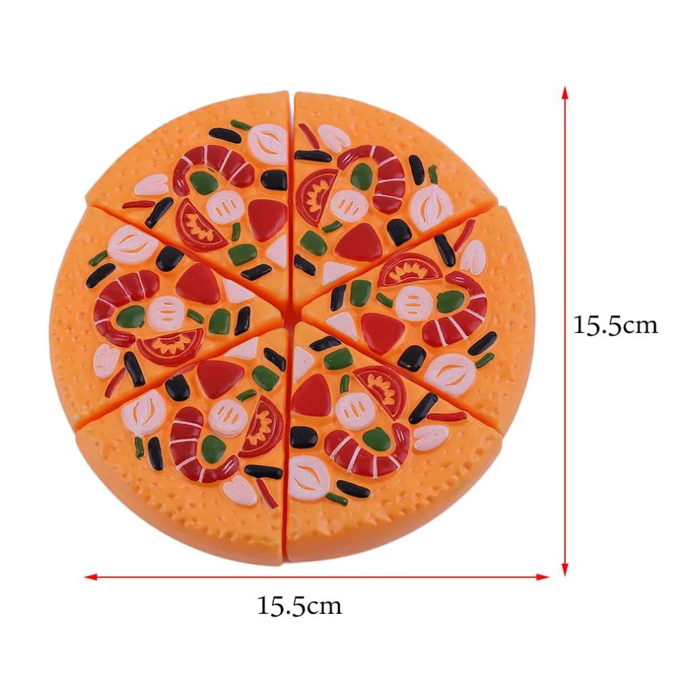 24 шт./компл. дети ролевые игры вырезать фрукты пицца игрушки в виде угощений пластиковые дети Кухня дом игрушки Раннее развитие горячий