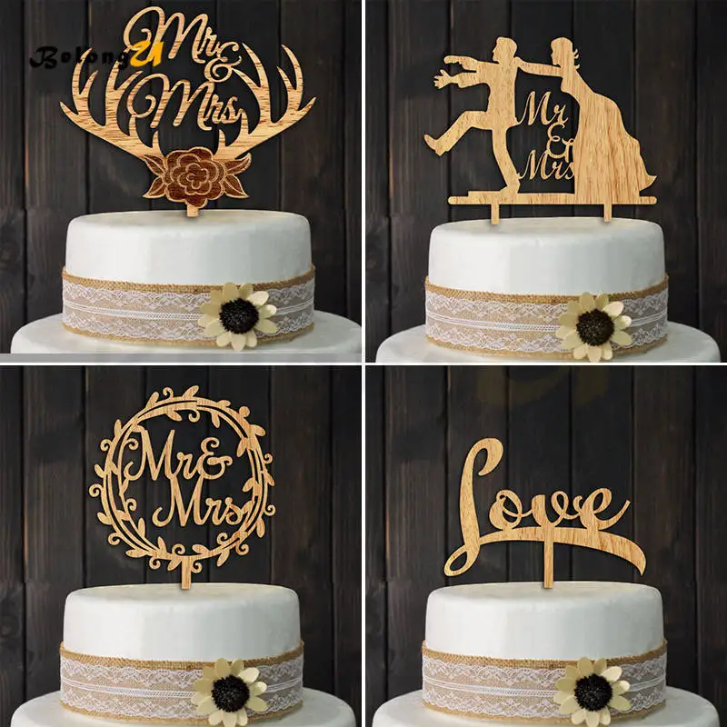 wedding decoration cake topper-PUW-010-09