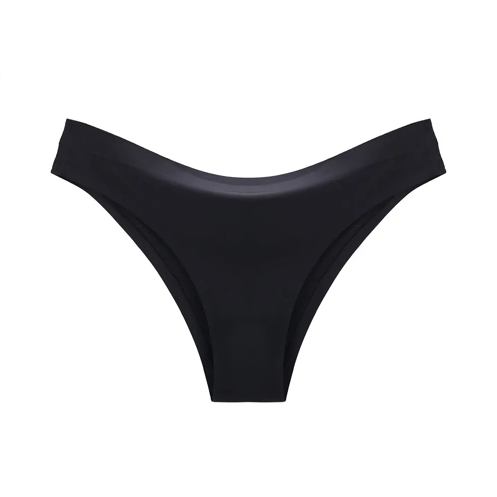 Women Ice-silk Seamless Panties One-piece Solid Colour Thong Sexy Panties For Women G String Underwear Lingerie Plus Size XL New