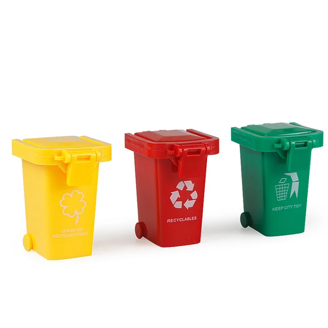 3 stks/pak Mini Vuilnisbak Container Voor Kinderen Opslag Sanitaire Prullenbak Cleaning Emmer Sets Voor Speelgoed|Grappen & Praktsiche Grapjes| - AliExpress