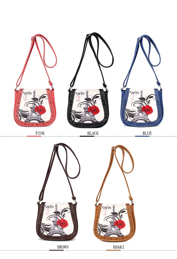 Стиль Эйфелевой башни женские кожаные сумки-мессенджеры винтажные сумки на плечо роскошные сумки Чехол женский Bolsa Feminina WW178Z