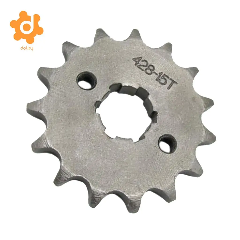 Front Sprocket 428-15T 20mm Shaft for Pit Trail Dirt Bike ATV Quad Motorcycle