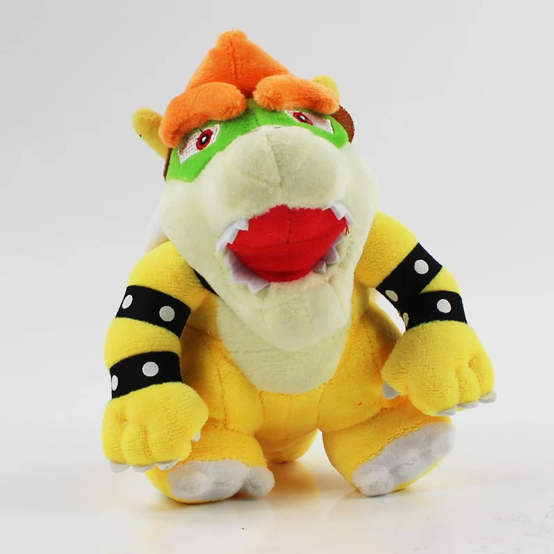17 24 см мультфильм игра мягкие игрушки саней Bowser Плюшевые Животные Дракон