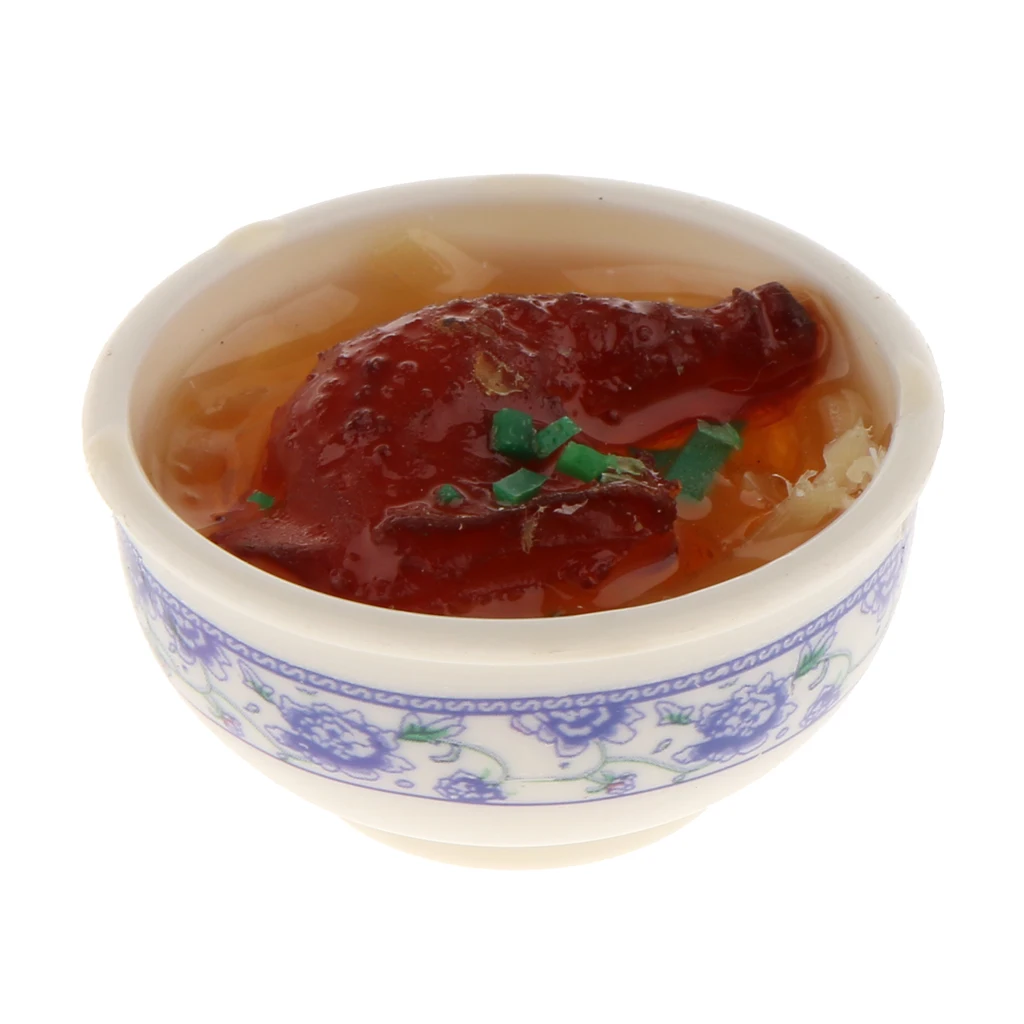 1/12 dollhouse miniatures Chinese Food kitchen accessories Great for your dolls house dining table decoration Kitchen Toys