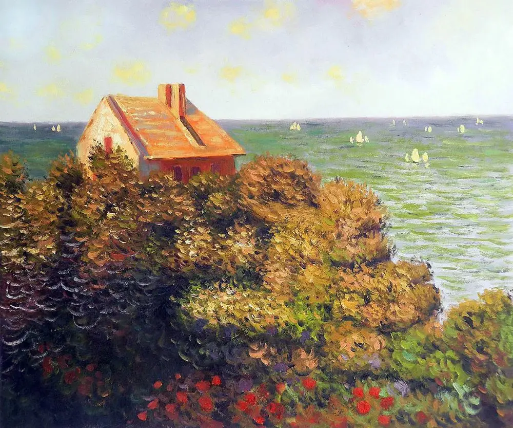 Fishermans Cottage At Varengeville, 1882, Claude Fine Arts
