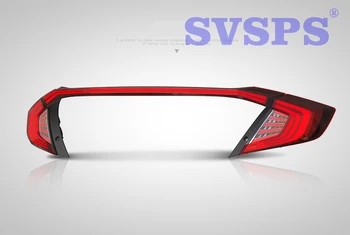 

High Quality Car Styling Left Right Rear Bumper Lamp Brake Light For Honda Civic 2017-2018