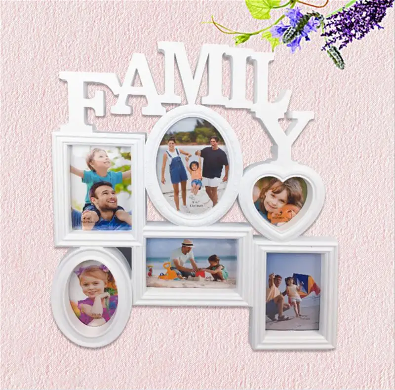 

Collage Picture Frame 6 Openings Family Hanging Picture Frame Photo Frame For Wall Decor 15'' X 12'' Best Gift
