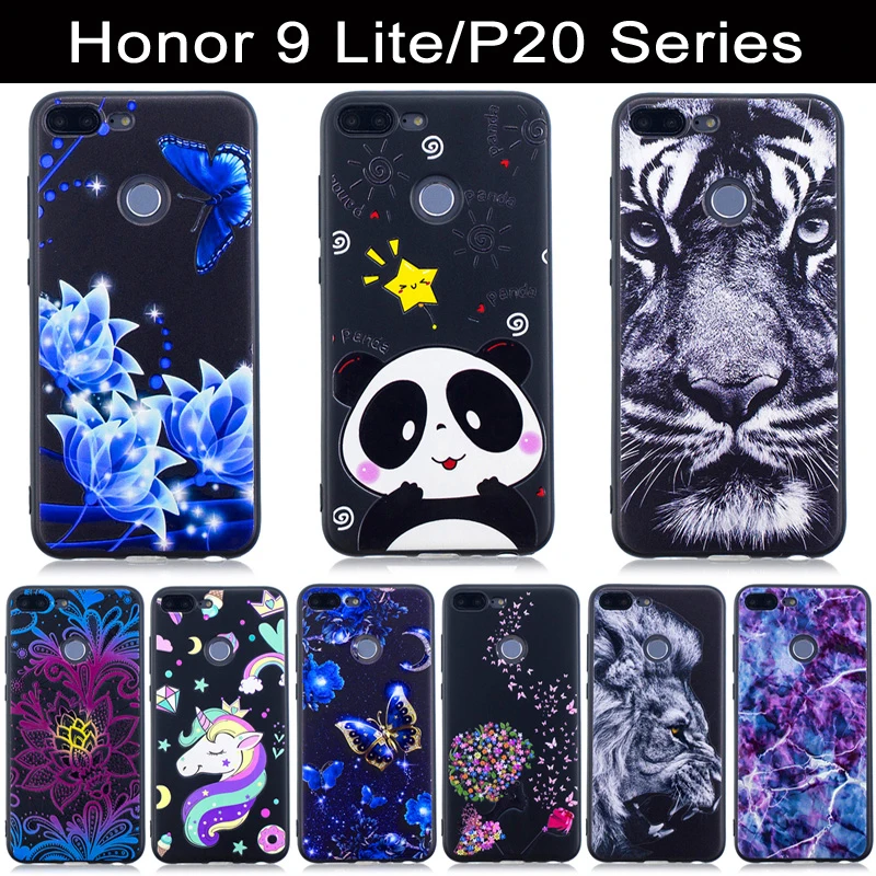 Honor 9 свет чехол для huawei P20 Pro P 20 Lite принципиально бампер силиконовый Капа на |