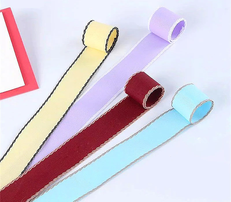  2.5cm 25yards Phnom Penh Ribbon Festival Decoration for Home DIY Flower Wrapping Invitation Card Ri - 32899246476
