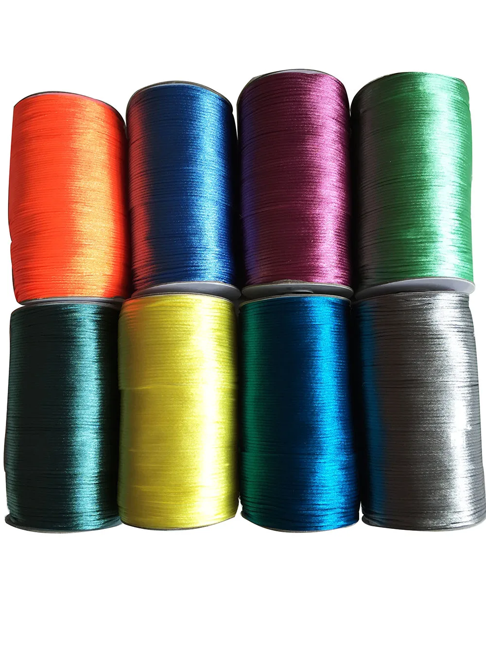 

3mm Rattail Satin Nylon Cord+120m/Roll/Lot -DIY Jewelry Thread Macrame Rope Bracelet Making Beading String Accessories