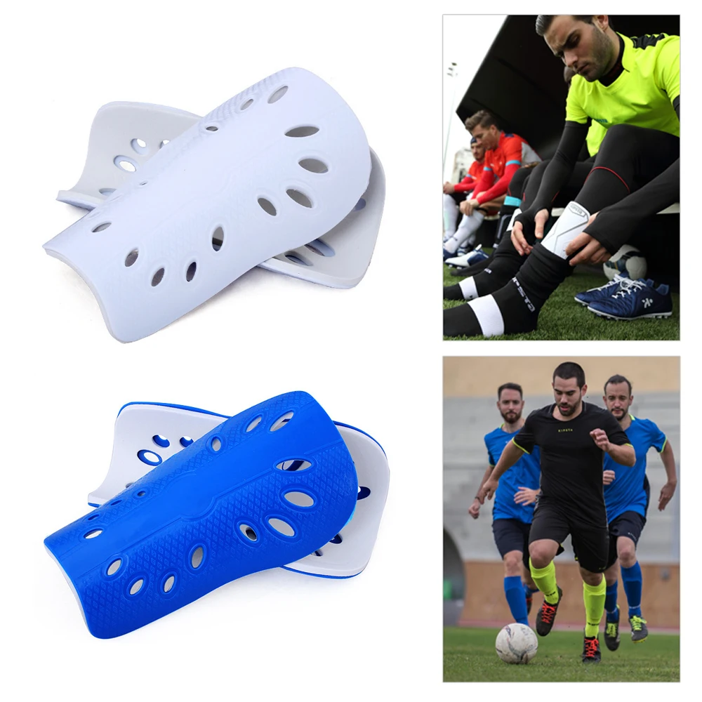 

1 Pair Soft Light Football Shin Pads Soccer Guards Supporters Sports Leg Protector For Kids Adult Protective Gear Shin Guard